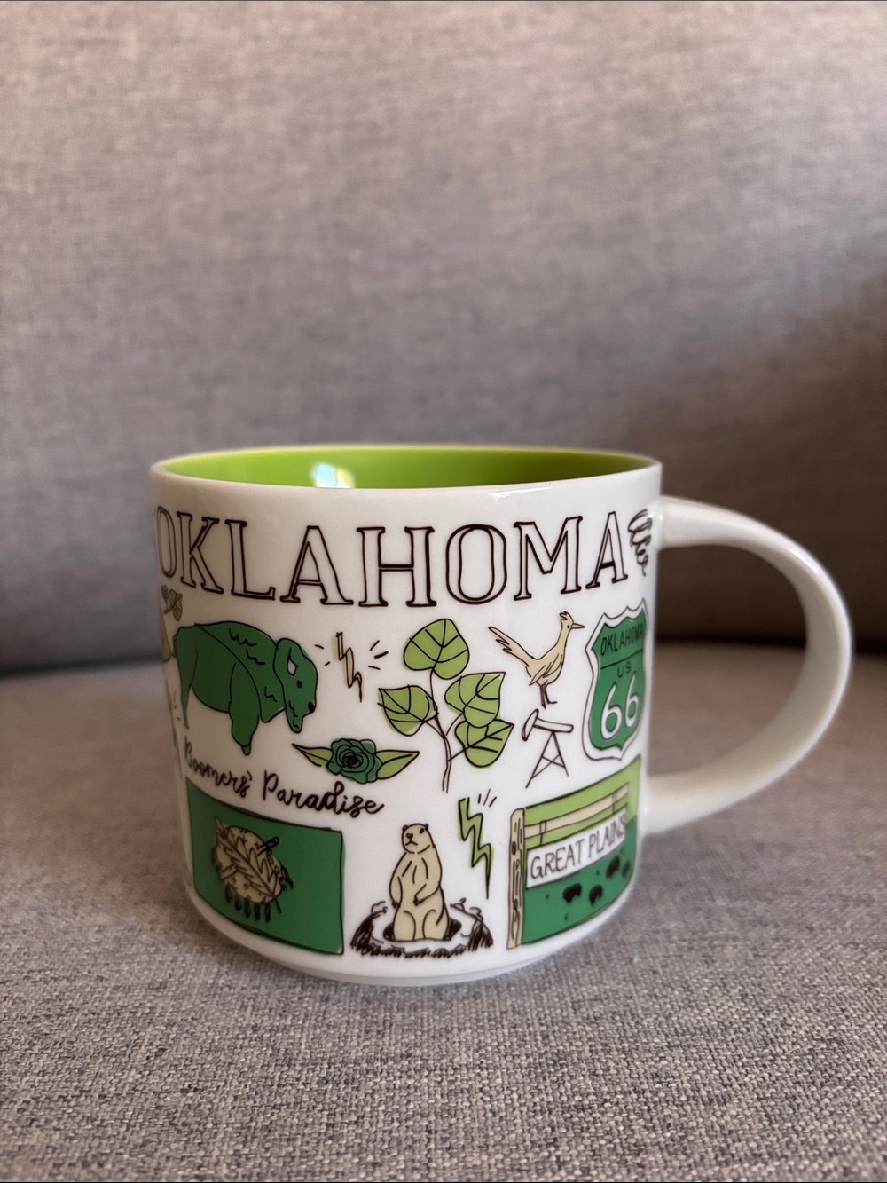 Starbucks Been There Series Across the Globe Collection Oklahoma Ceramic Mug
